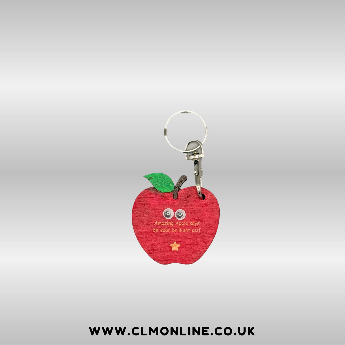 Positive Veggie / Fruit Keyrings