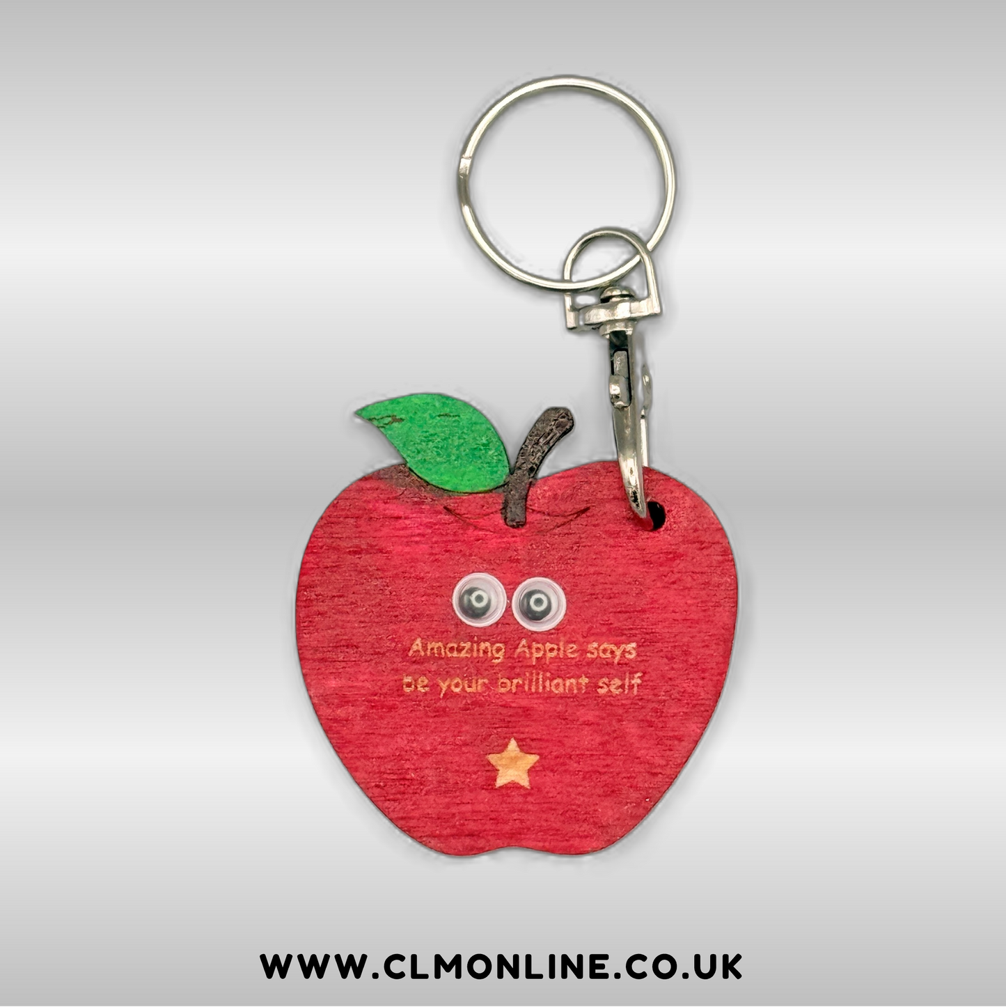 Positive Veggie / Fruit Keyrings