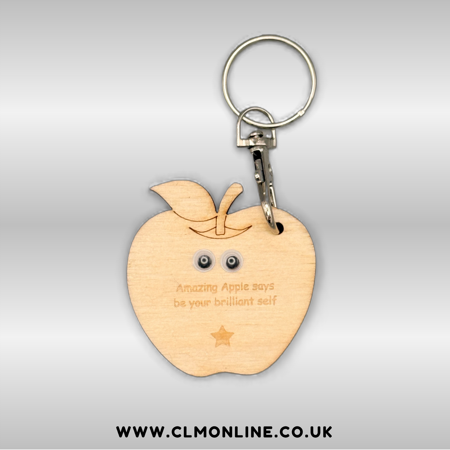 Positive Veggie / Fruit Keyrings