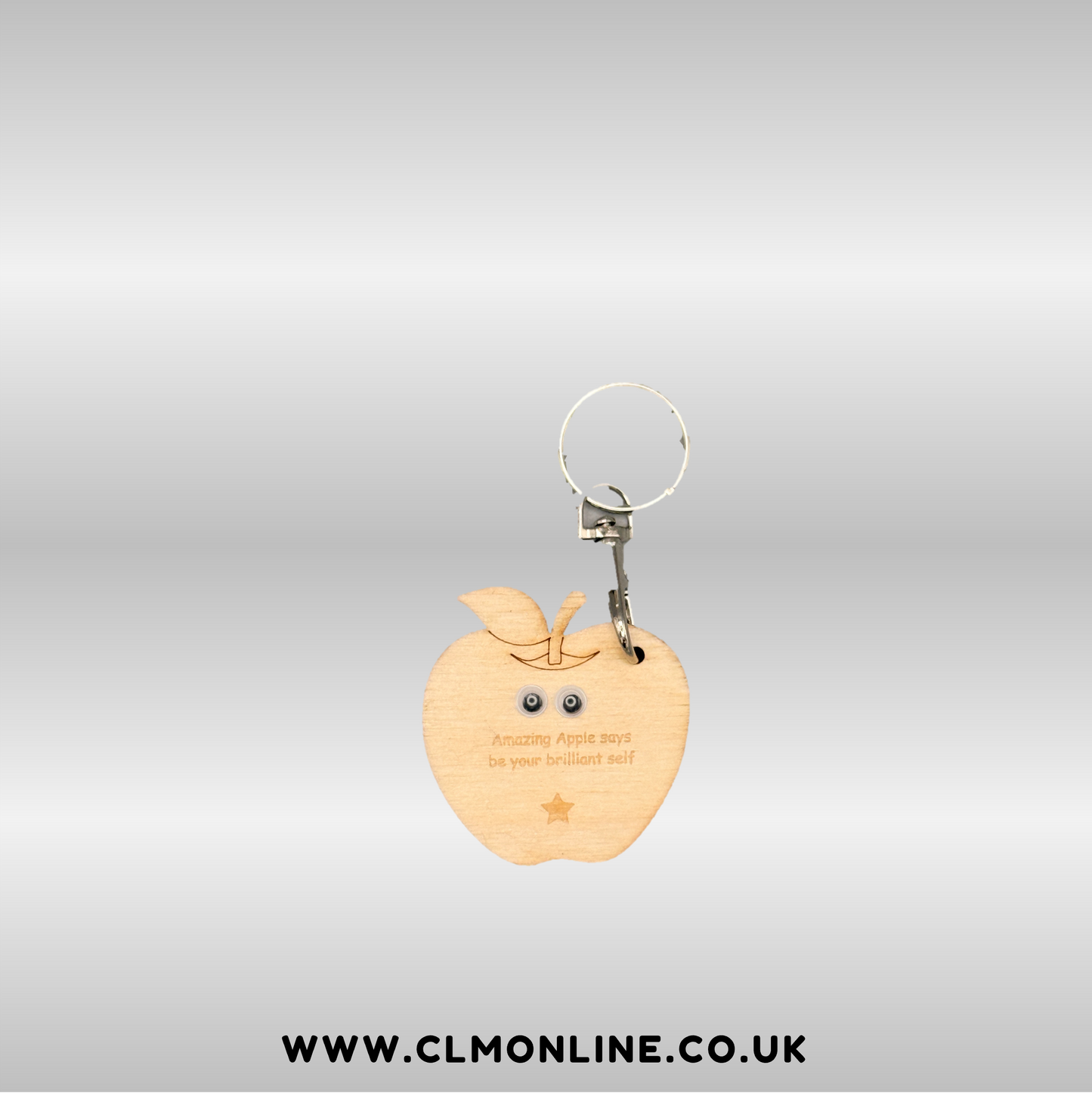 Positive Veggie / Fruit Keyrings