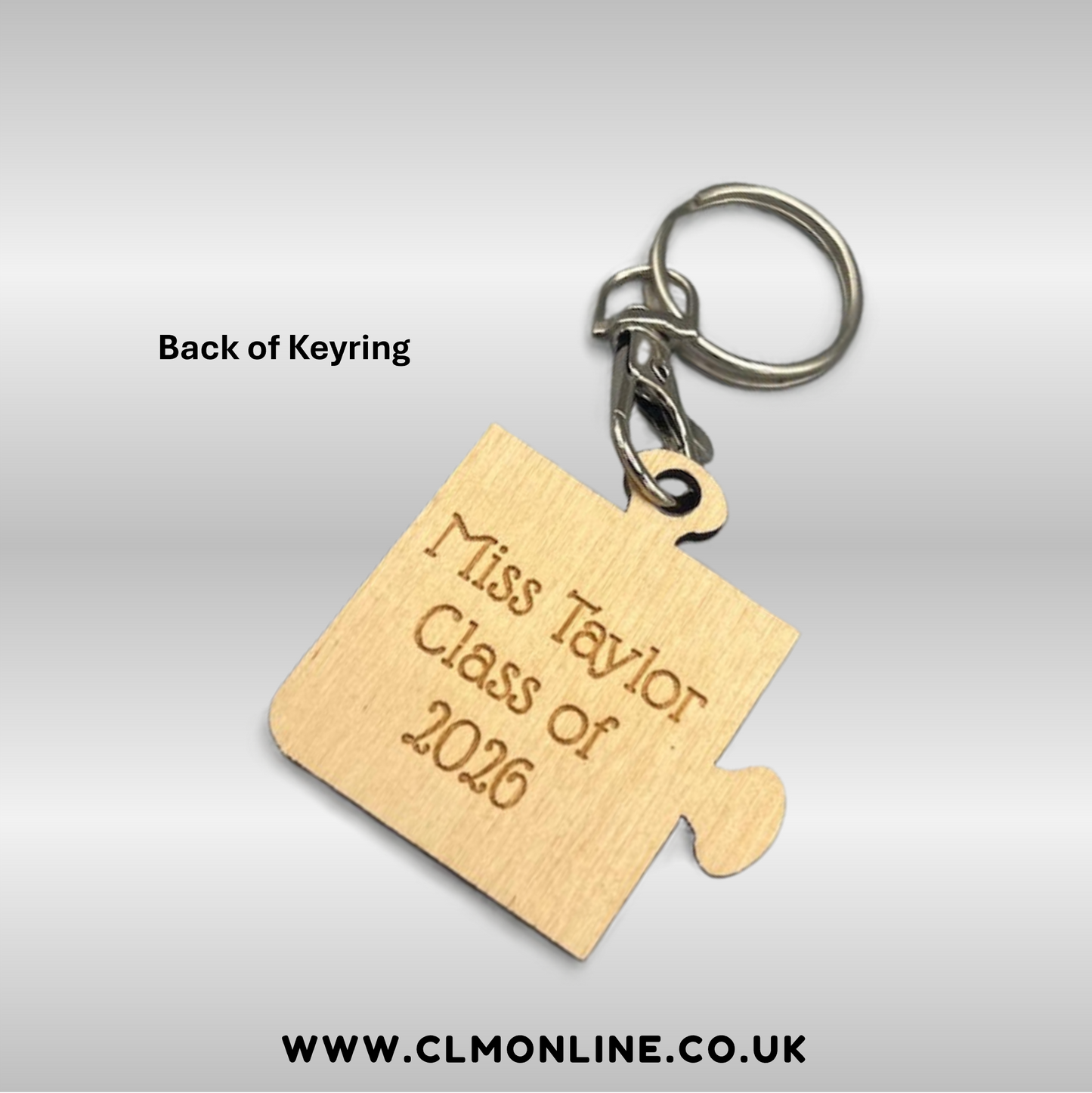 Teacher Thank You Keyrings