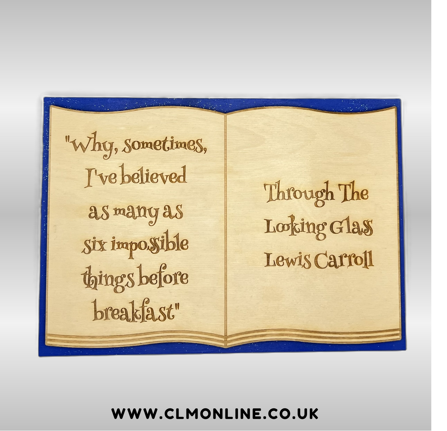 Open Book Plaque