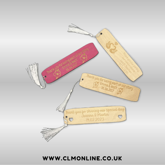 Wedding Favours - Bookmarks