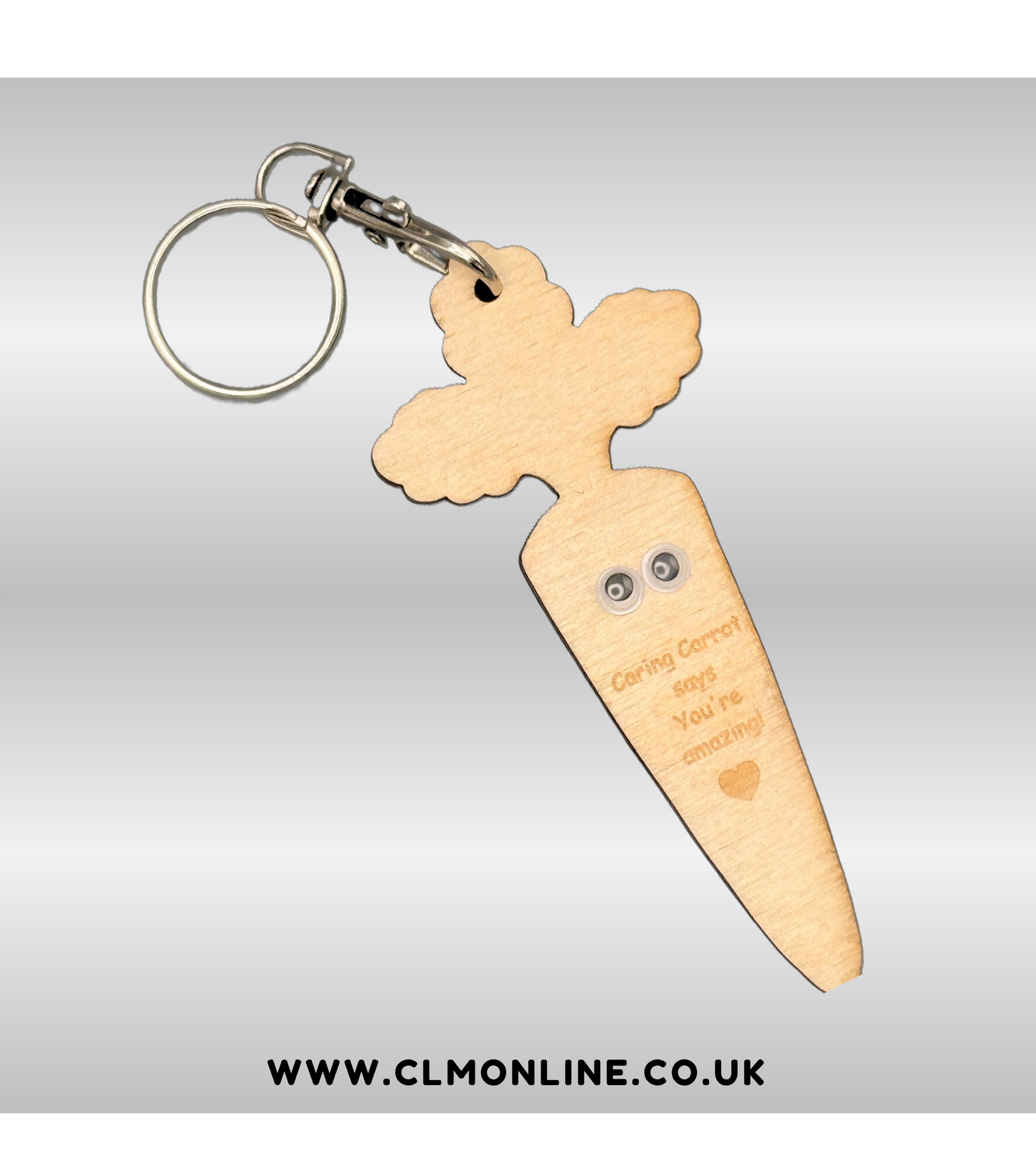 Positive Veggie / Fruit Keyrings