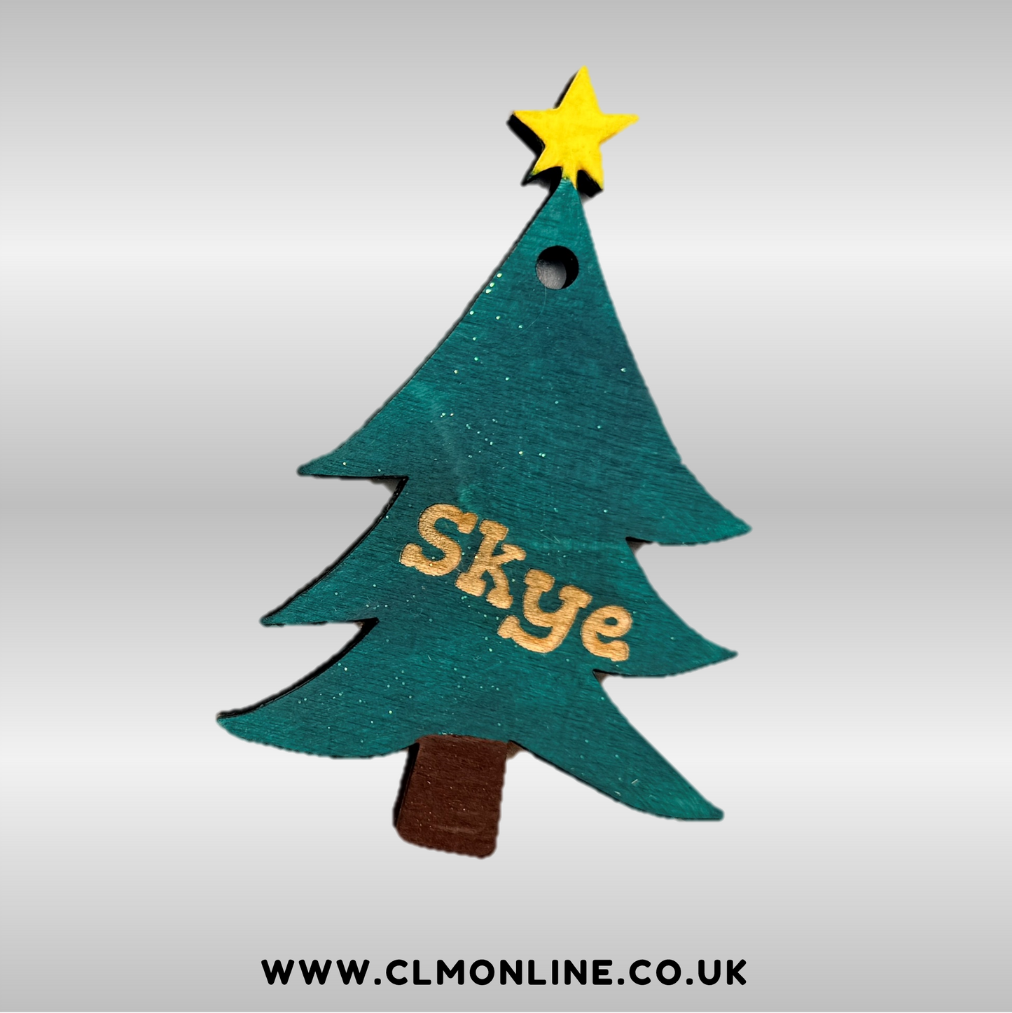 Personalised Christmas Tree Decoration