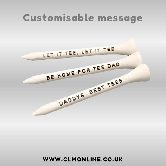 Personalised Golf Tees