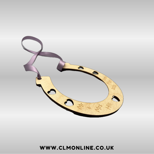 Wedding Day Horseshoes