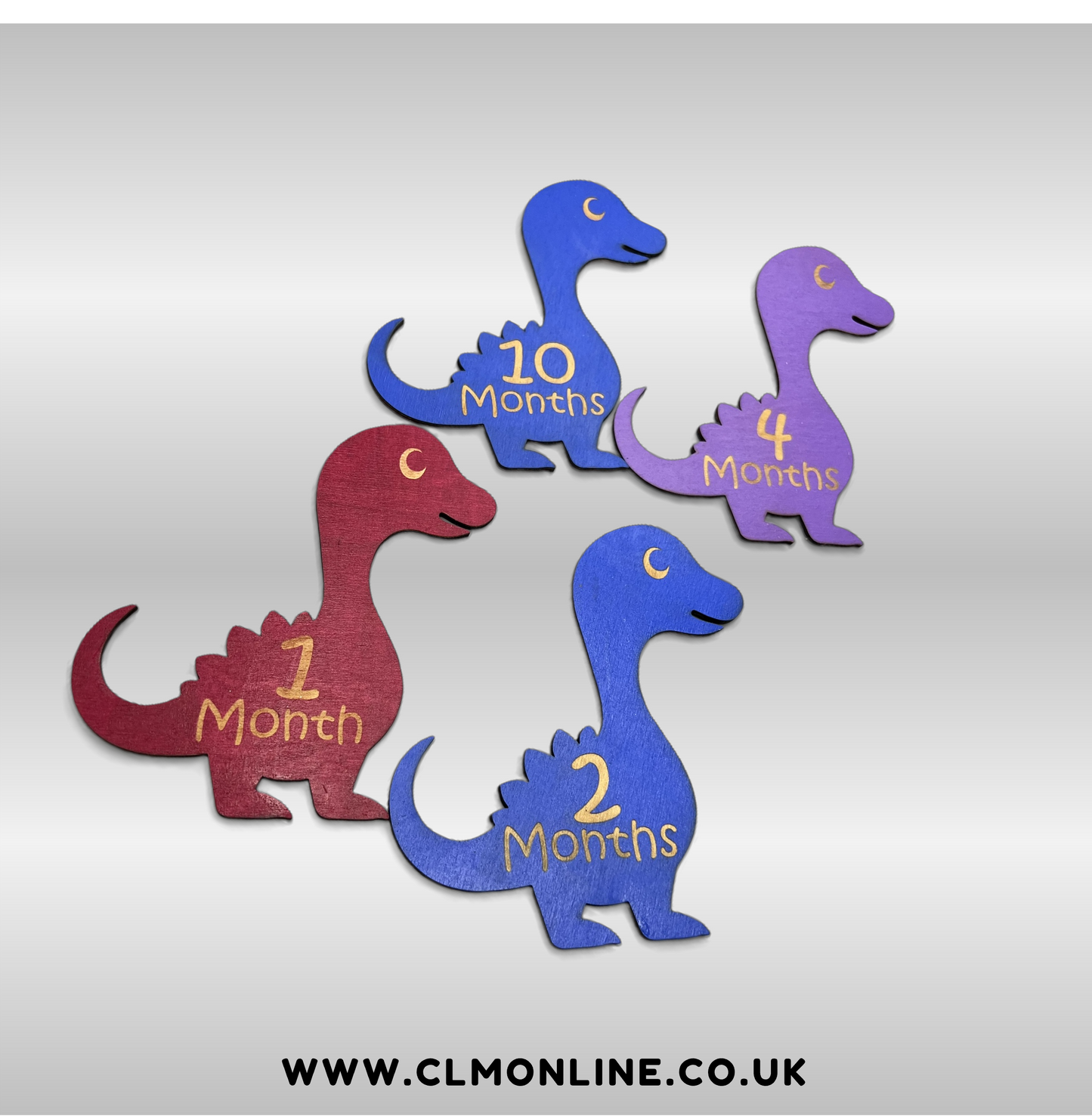 Dinosaur Baby Milestone Cards