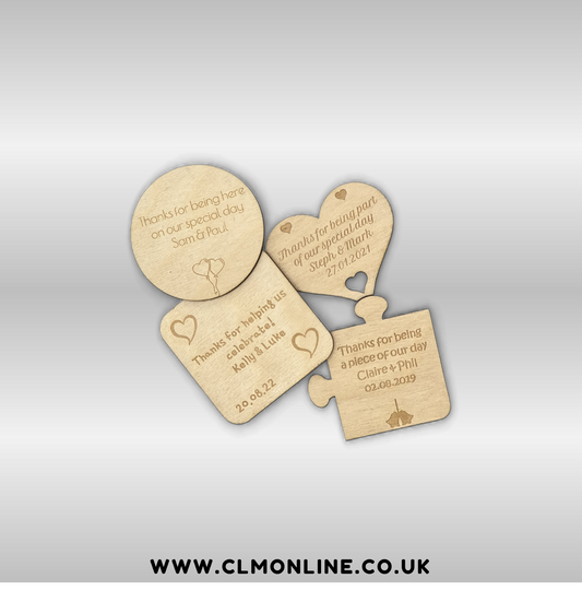 Wedding Favours - Fridge Magnets