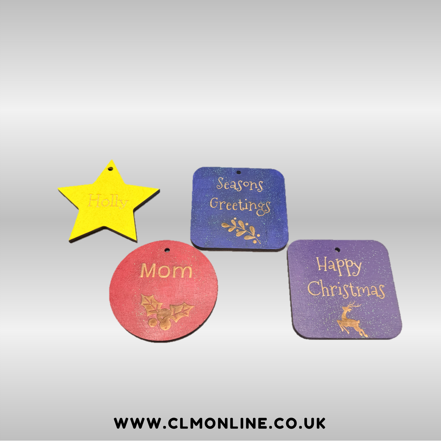 Glitter Christmas Decorations