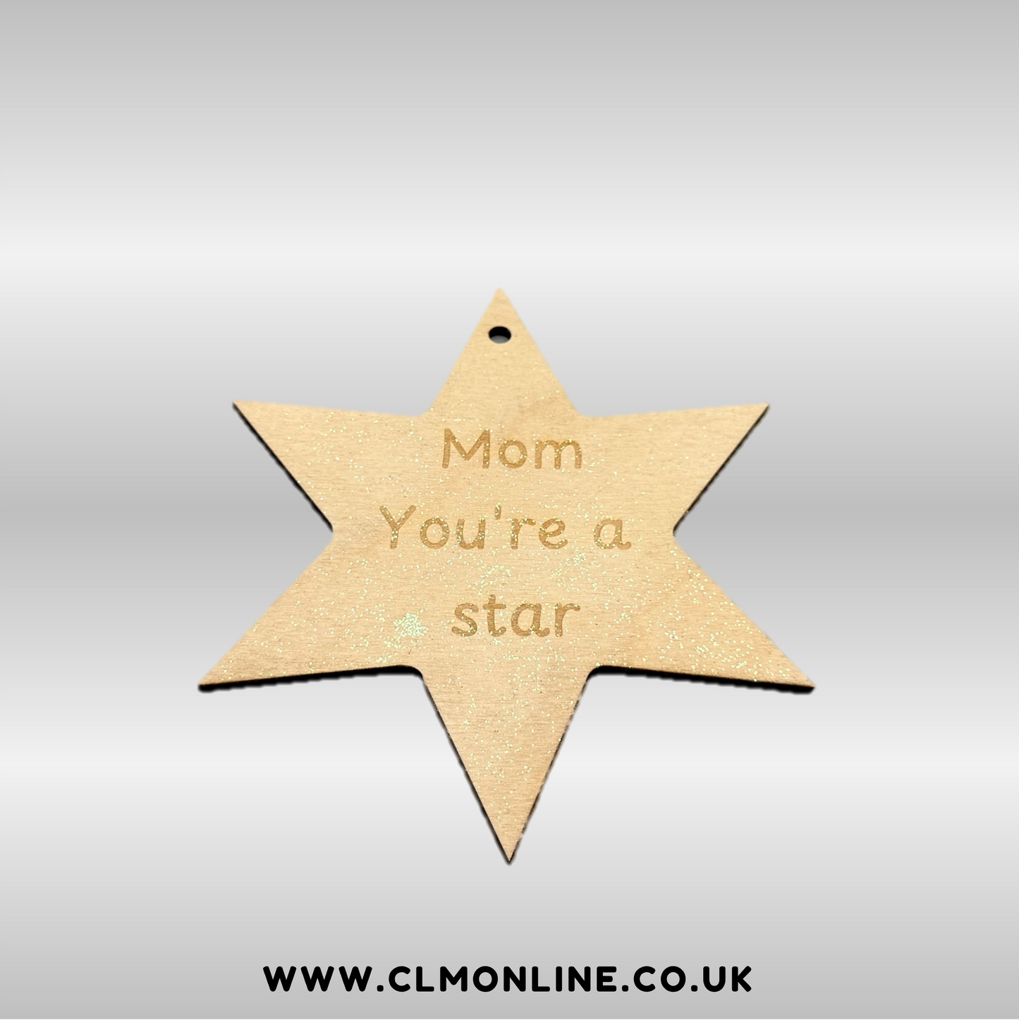 Glitter Star for Mom
