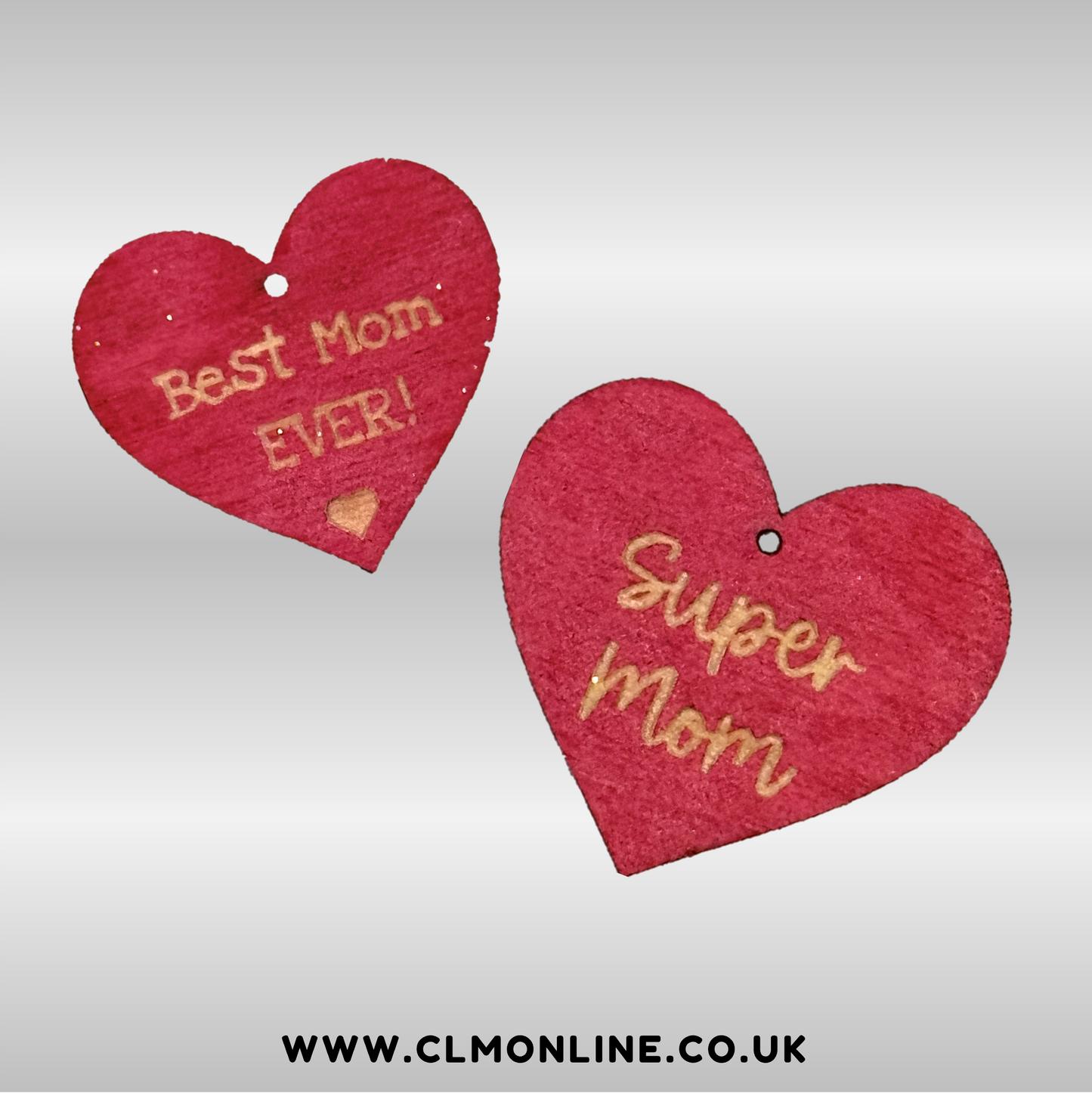 Mother's Day - Heart Keyrings