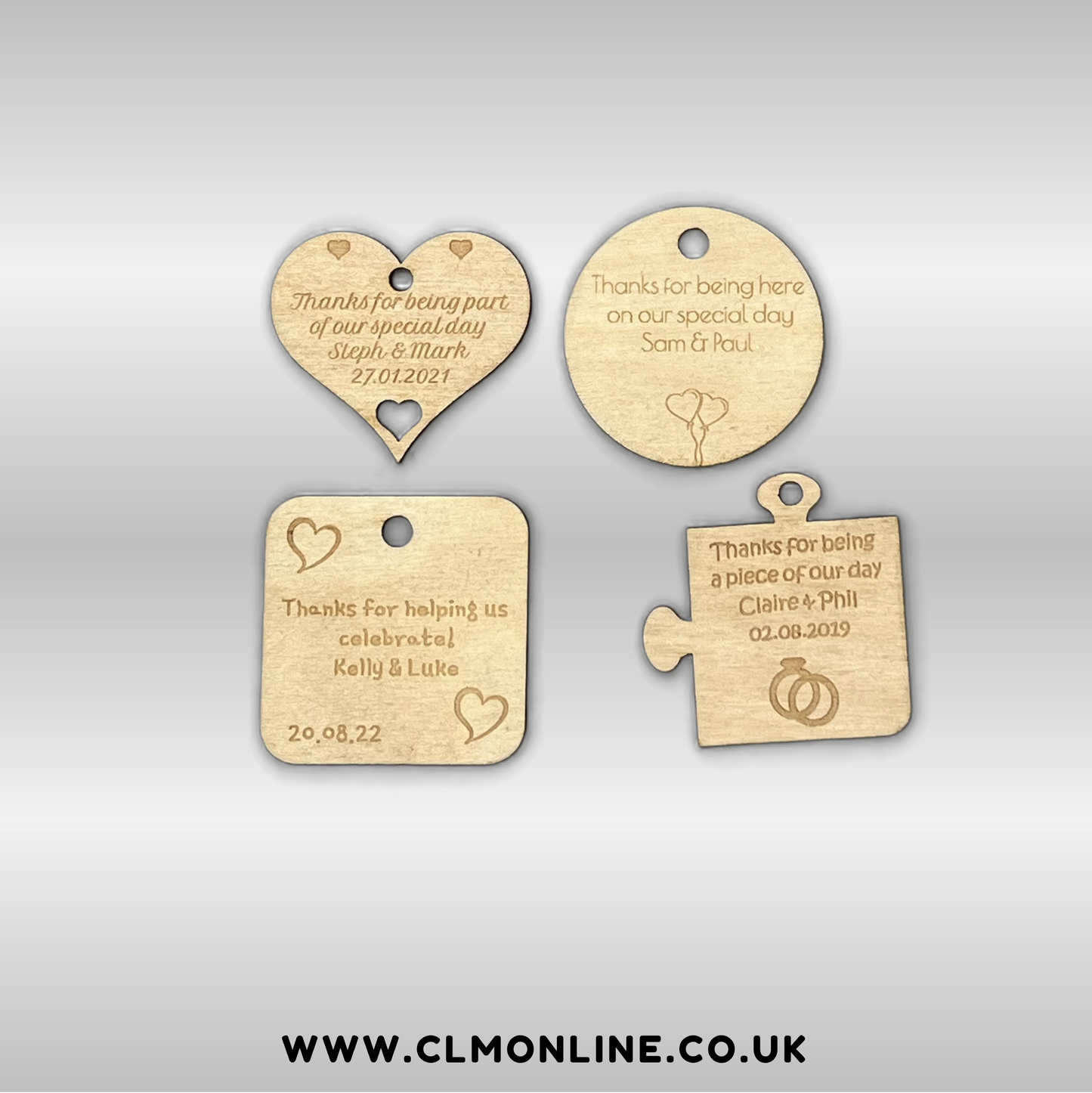 Wedding Favours - Keyrings