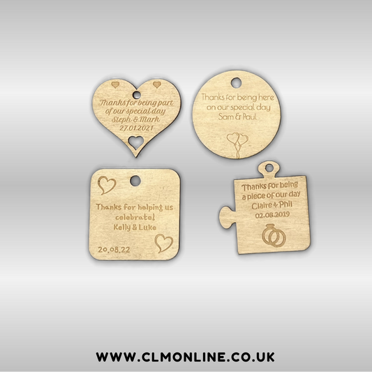 Wedding Favours - Keyrings