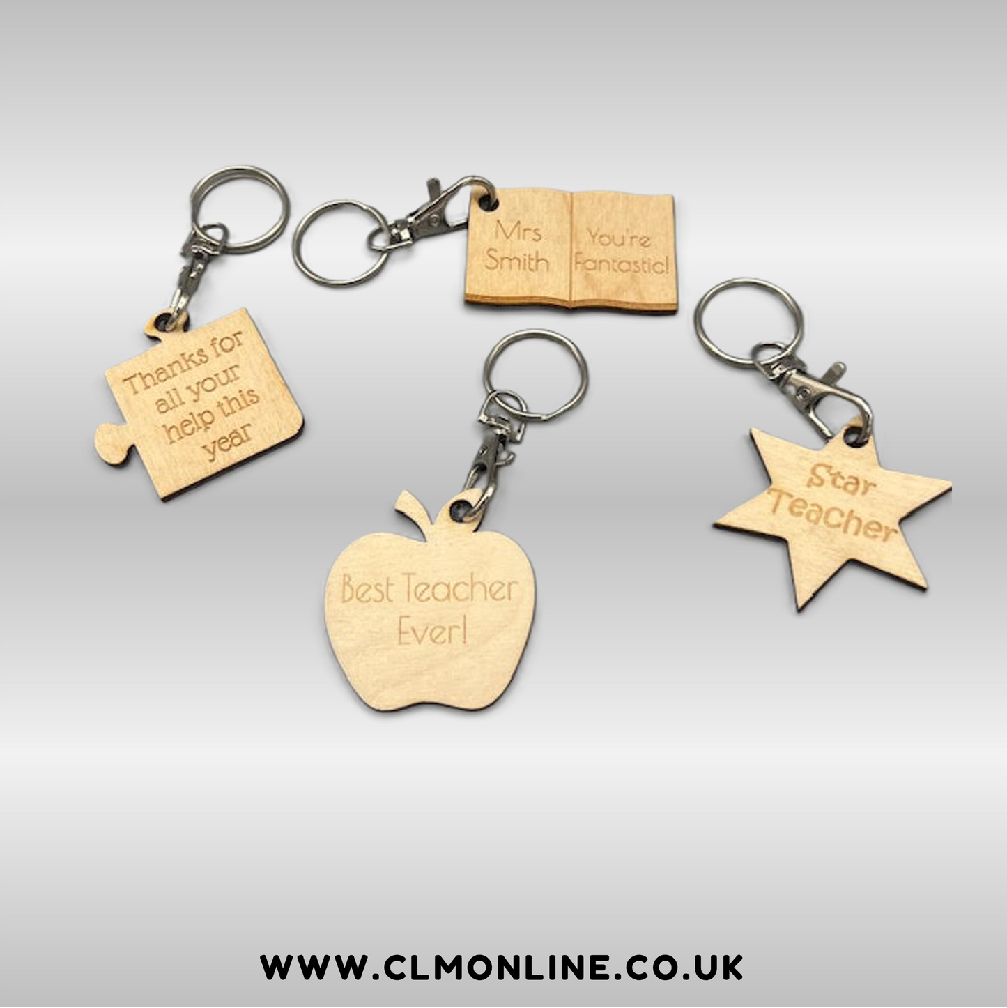 Teacher Thank You Keyrings