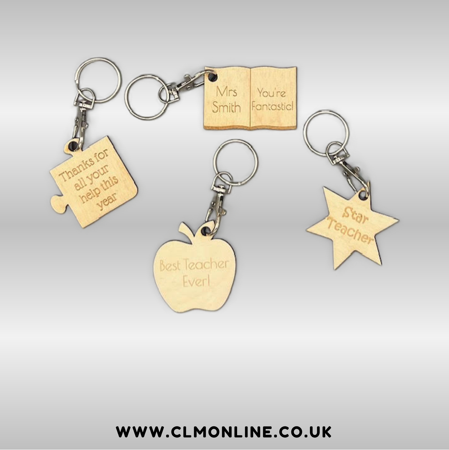Teacher Thank You Keyrings