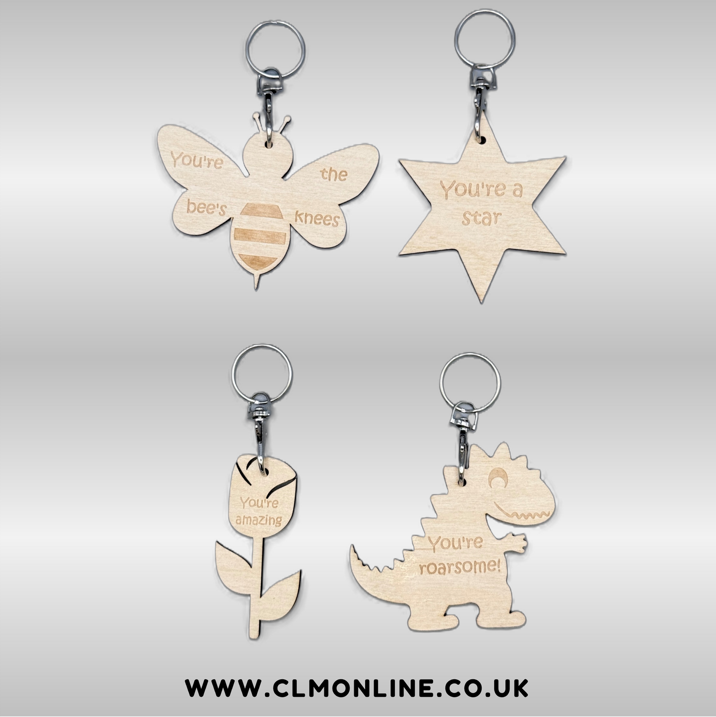 Affirmation Keyrings