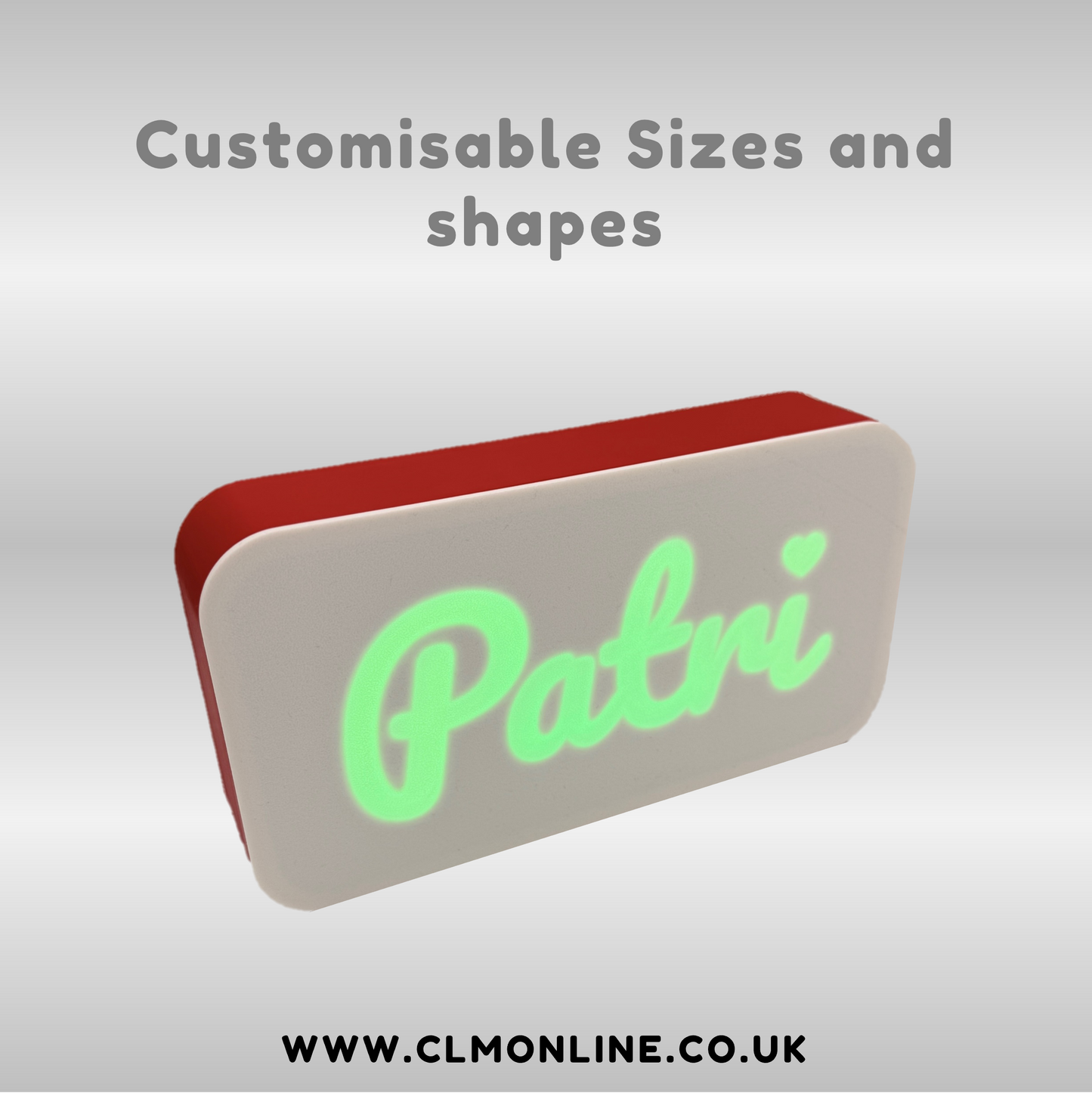 LED Customisable Light Box