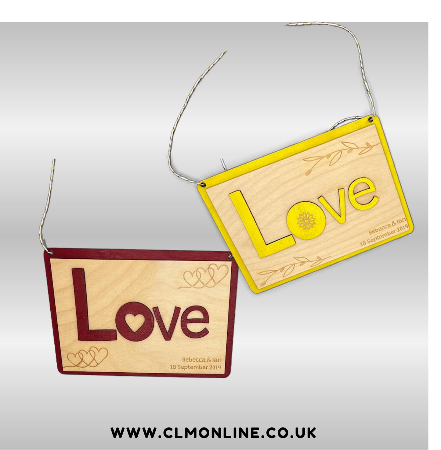 Personalised Wedding Gift Hanger