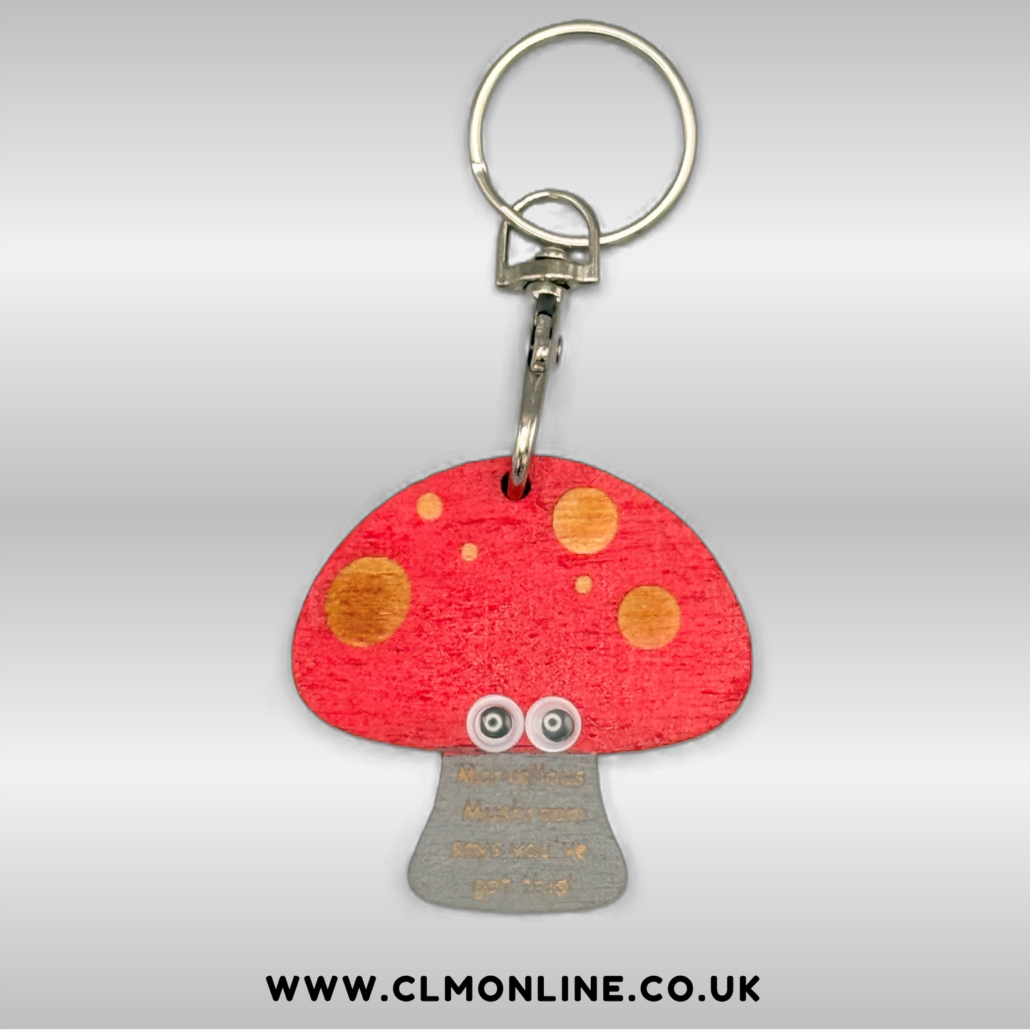 Positive Veggie / Fruit Keyrings