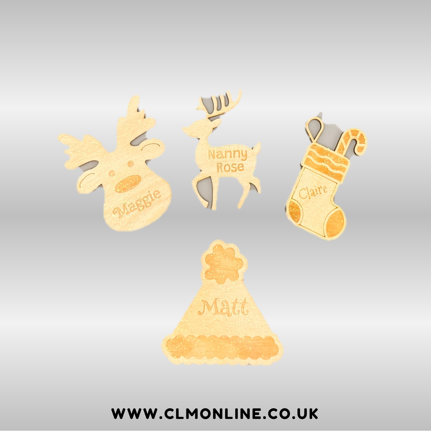 Personalised Christmas Place Settings