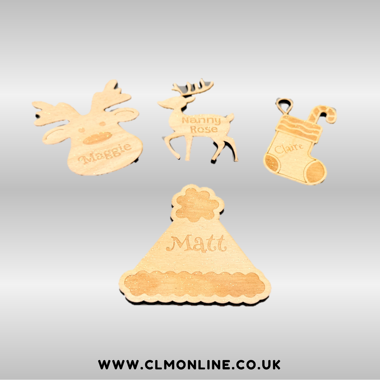 Personalised Christmas Place Settings