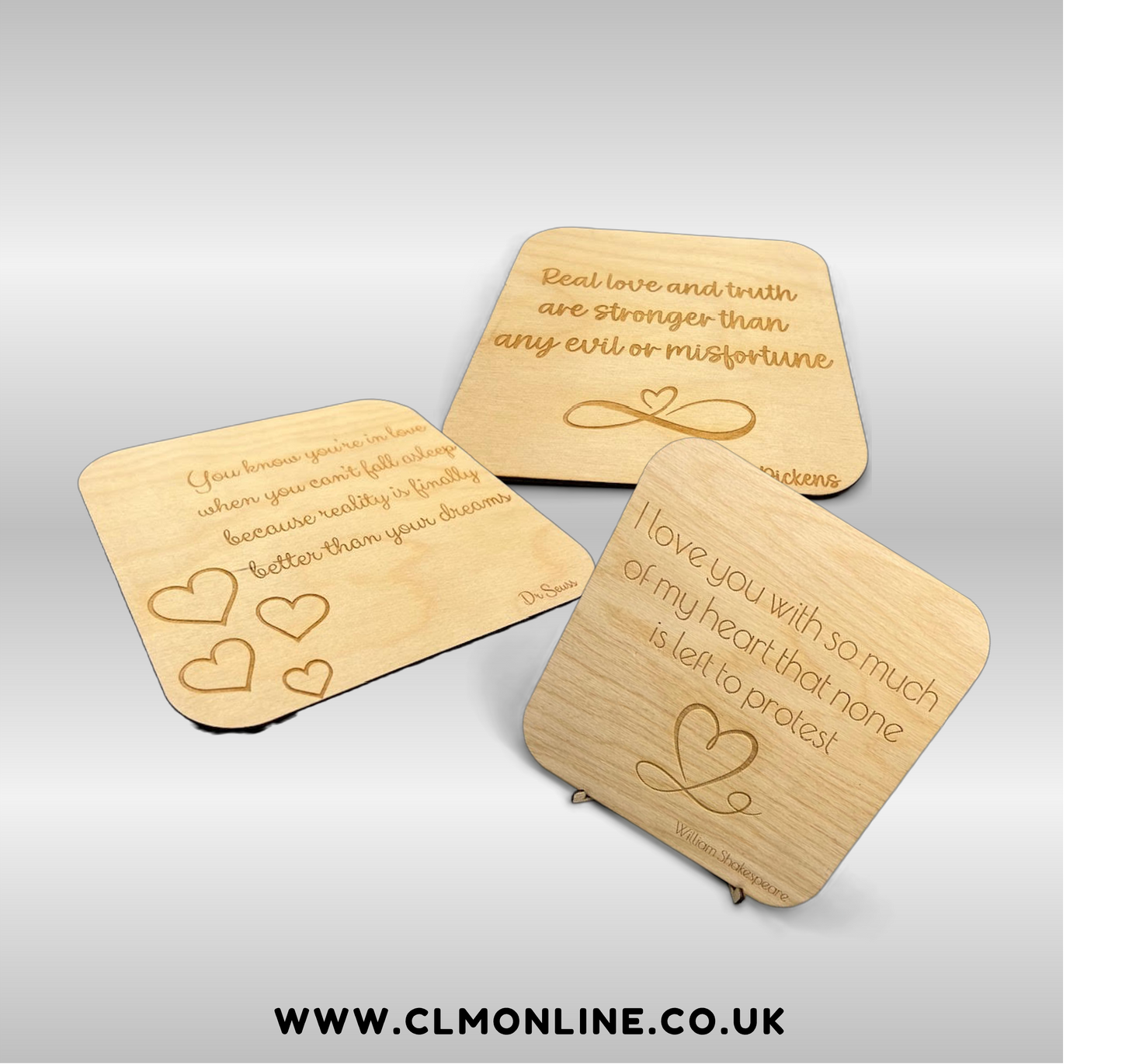 Romantic Quote Plaque