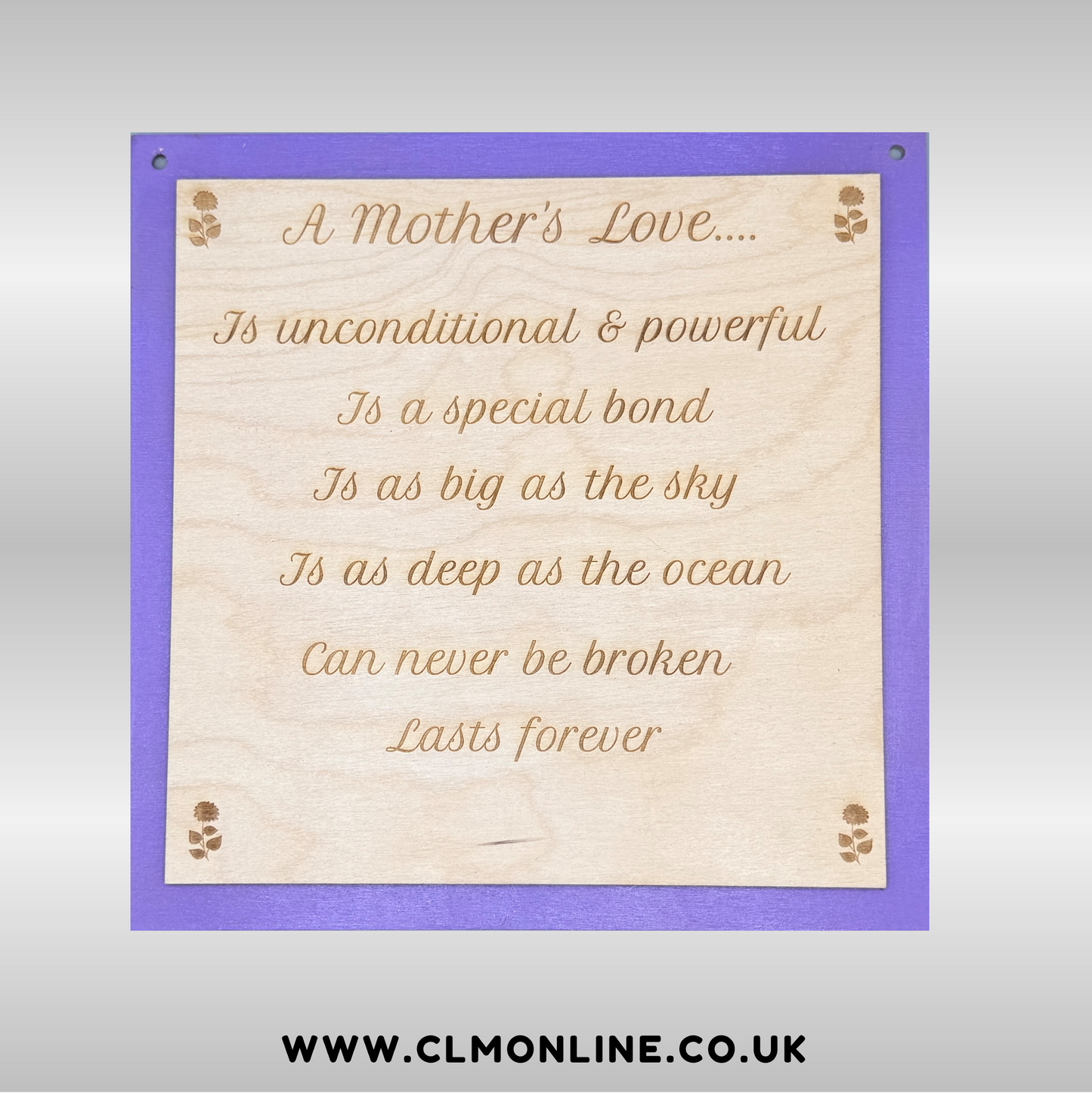 Mother's Love Wall Plaque
