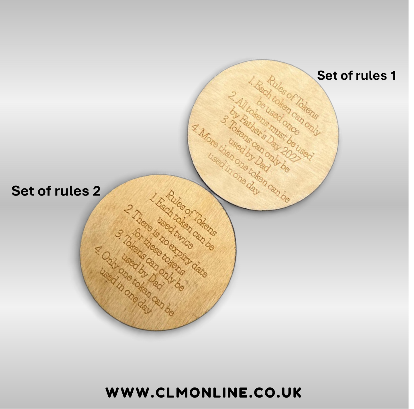Father's Day Dad Tokens