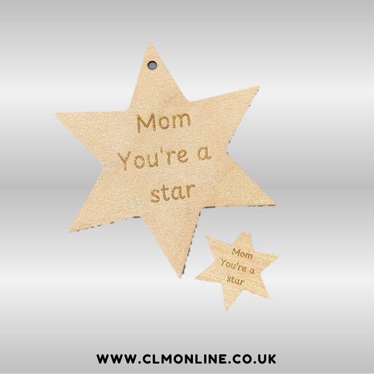 Mother's Day Glitter Star