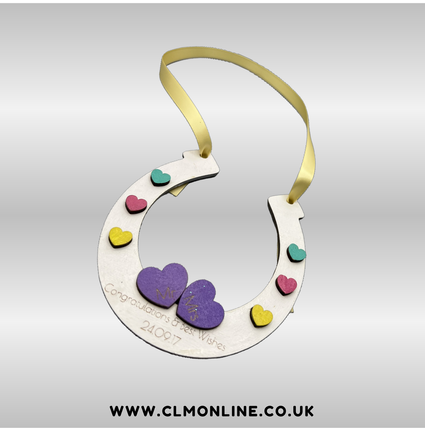 Wedding Day Horseshoes