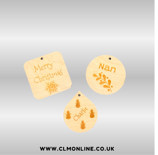 Varnished Christmas Decorations