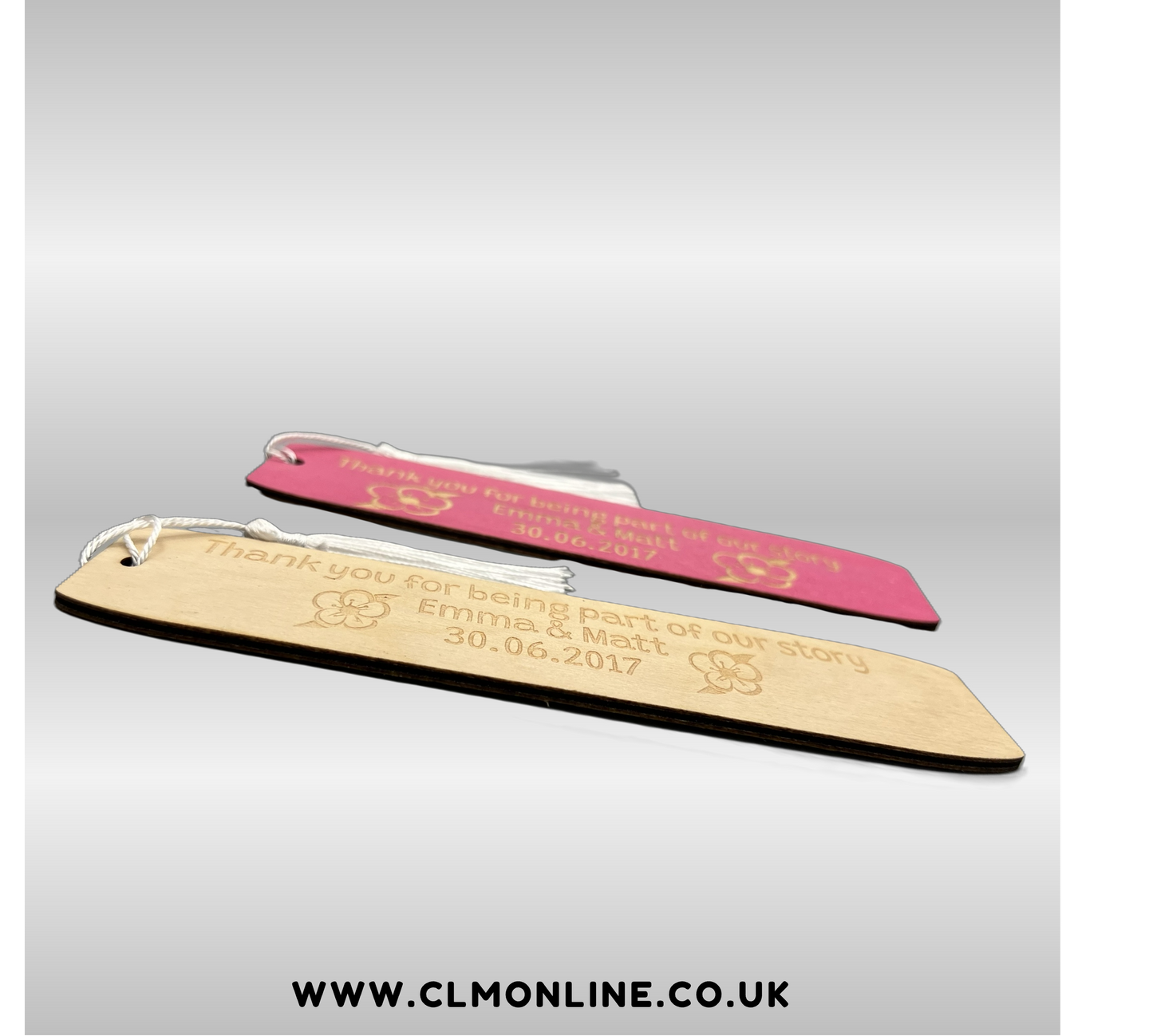 Wedding Favours - Bookmarks