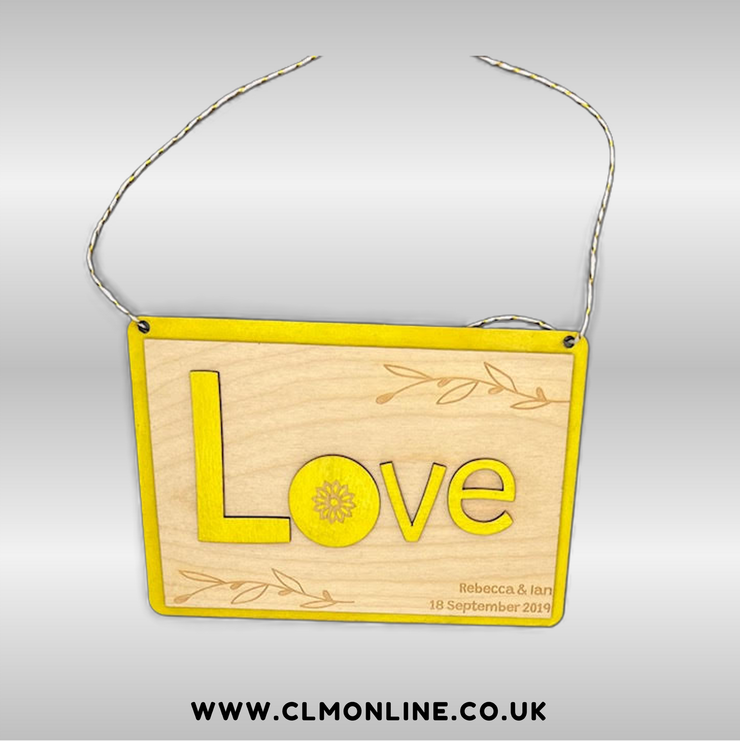 Personalised Wedding Gift Hanger