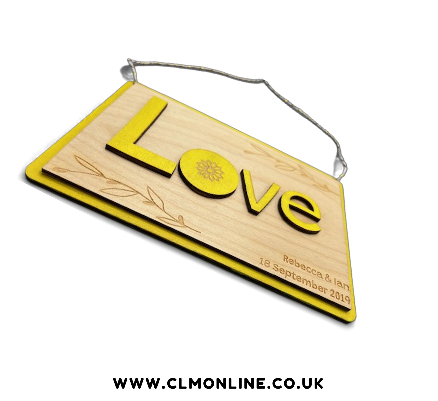 Personalised Wedding Gift Hanger
