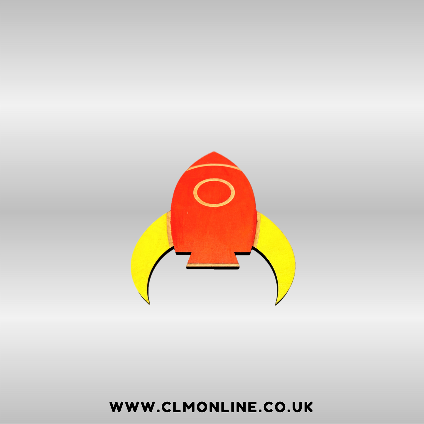 Rocketship Wall Plaque