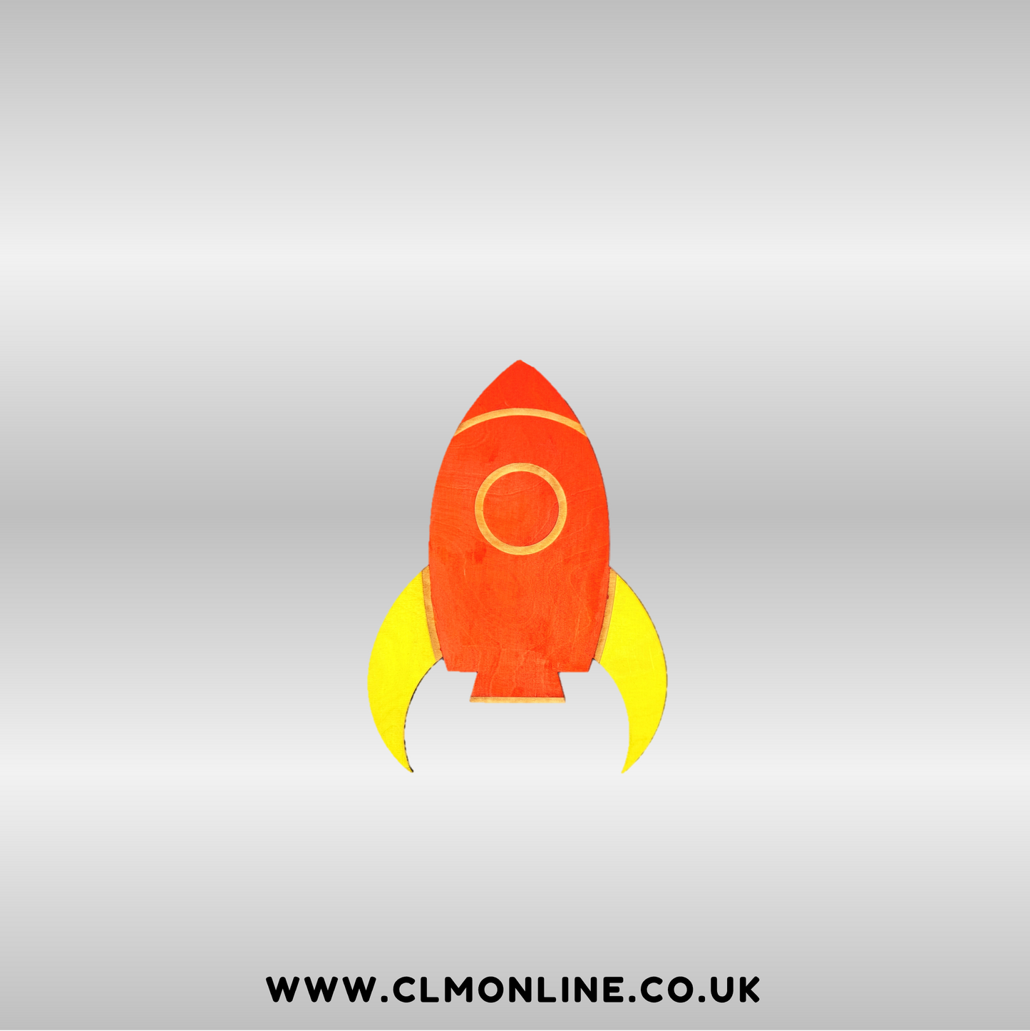 Rocketship Wall Plaque