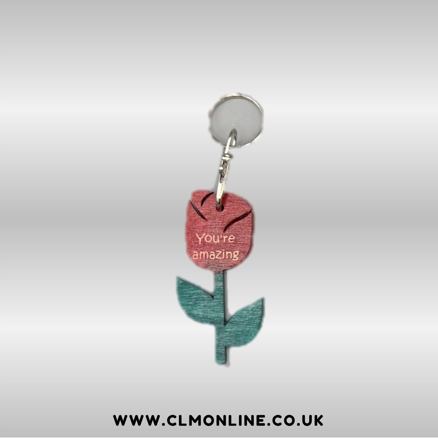 Painted Affirmation Keyrings